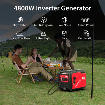 Generador Inverter PowerSmarts 4500W con Alerta CO