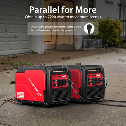 Generador Inverter PowerSmarts 4500W con Alerta CO